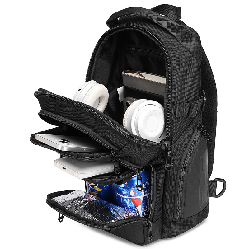 Free shipping ozuko new waterproof men's chest tide brand multi-function crossbody single-shoulder portable outdoor leisure travel bag