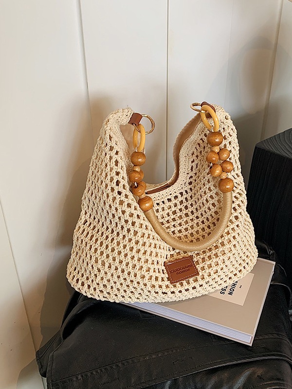 free shipping designer shoulder bags New Fashionable Crossbody half moon Knitting casual tote package for woman