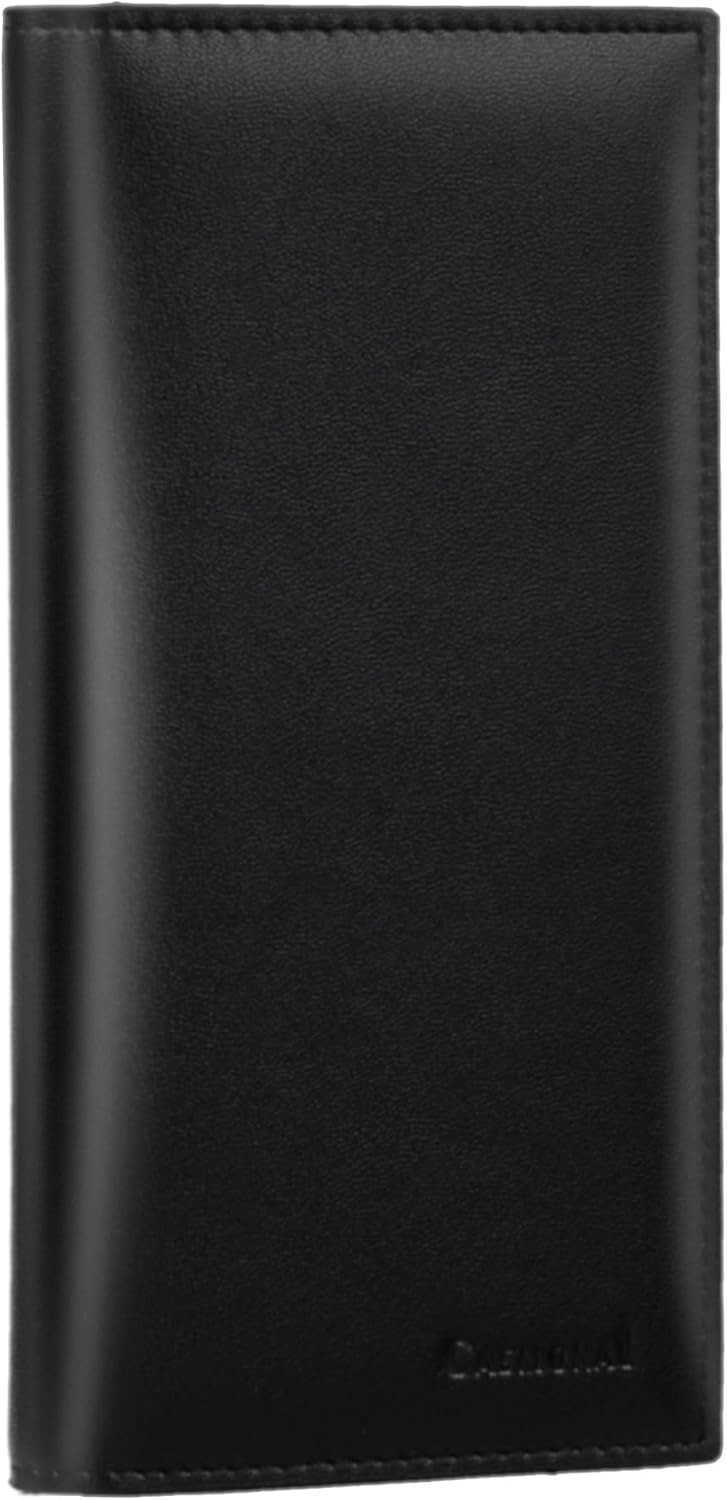 Premium Leather Checkbook Cover for Men and Women Checkbook Holder Wallet RFID BlockingZ250910