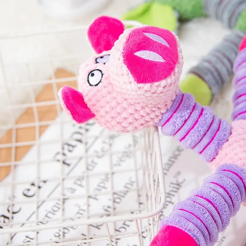 Elephant Pet Plush Toys Dogs Self Relieving and Vocalizing Toys Cat Teeth Grinding and Bite Resistant Interactive Toys