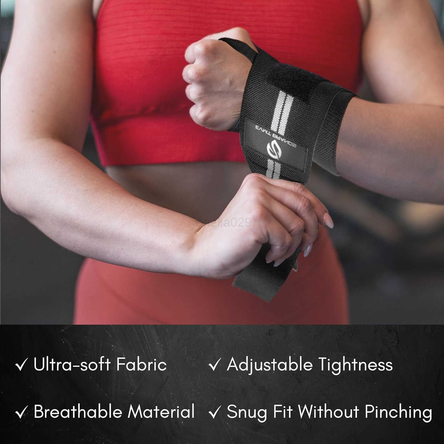 Wrist Wraps 18in Durable Straps for Weightlifting Enhanced Wrist Support Ideal Lifting Straps for Strength Training W250910