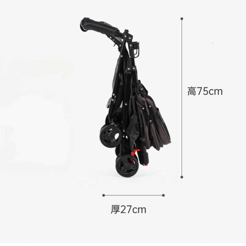 Baby Stroller Is Lightweight Foldable Easy To Sit and Lie Down Shockabsorbing Multifunctional Fourwheeled W250910