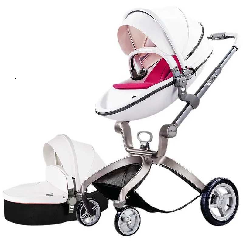 Hotmom stroller High landscape can sit and lie down Folding lightweight British twoway baby stroller Adapt to 04 years old W250910