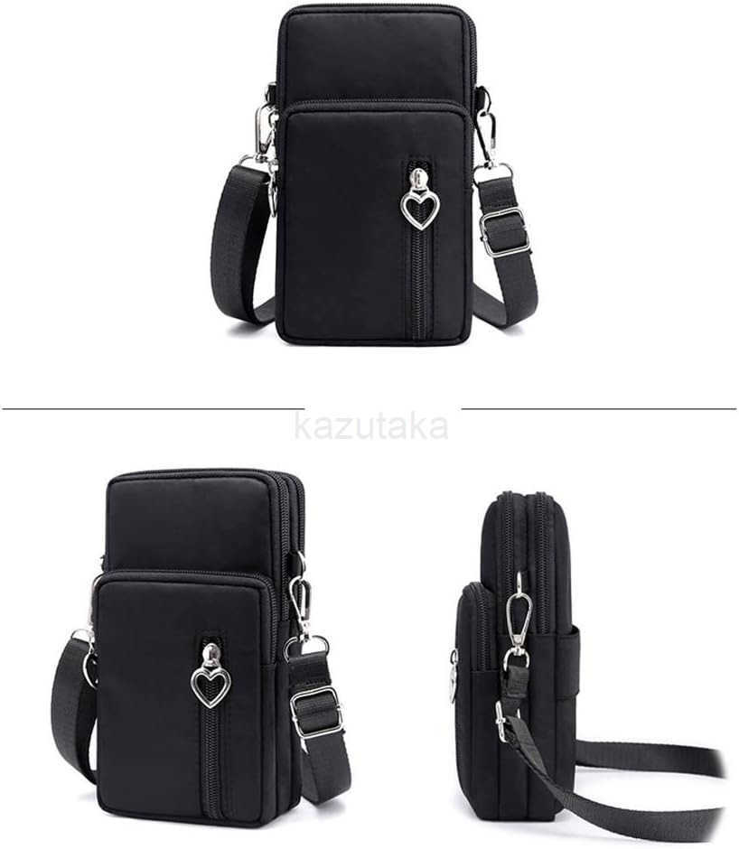 Crossbody Phone Purse Nylon Shoulder Pouch Walking Wallet Wristlet Sport Armband Z250910