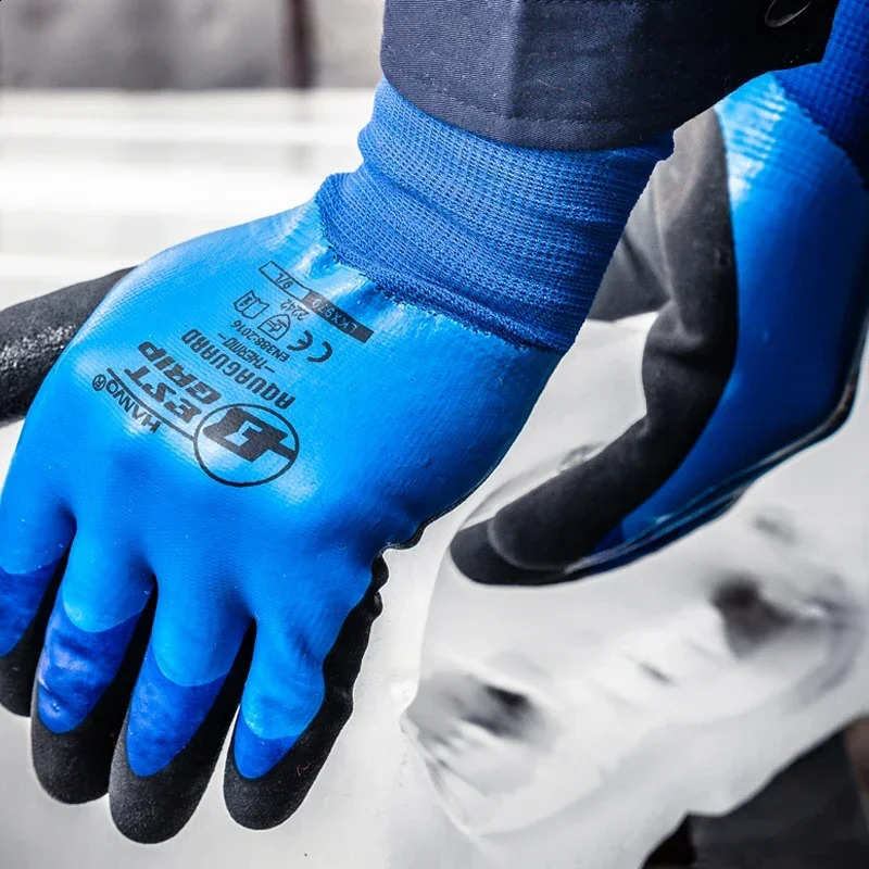 Waterproof Winter Work Gloves Superior Grip Coating Thermal Liner Insulated Warm for Outdoor Cold Weather Ice Snow Skiing Gloves 250910