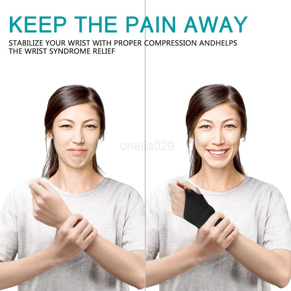 Wrist Brace Adjustable and Comfortable Wrist Support Brace for Tendinitis and Arthritis Wrist Compression Wrap for Pain Relief Fit for Both Left and R
