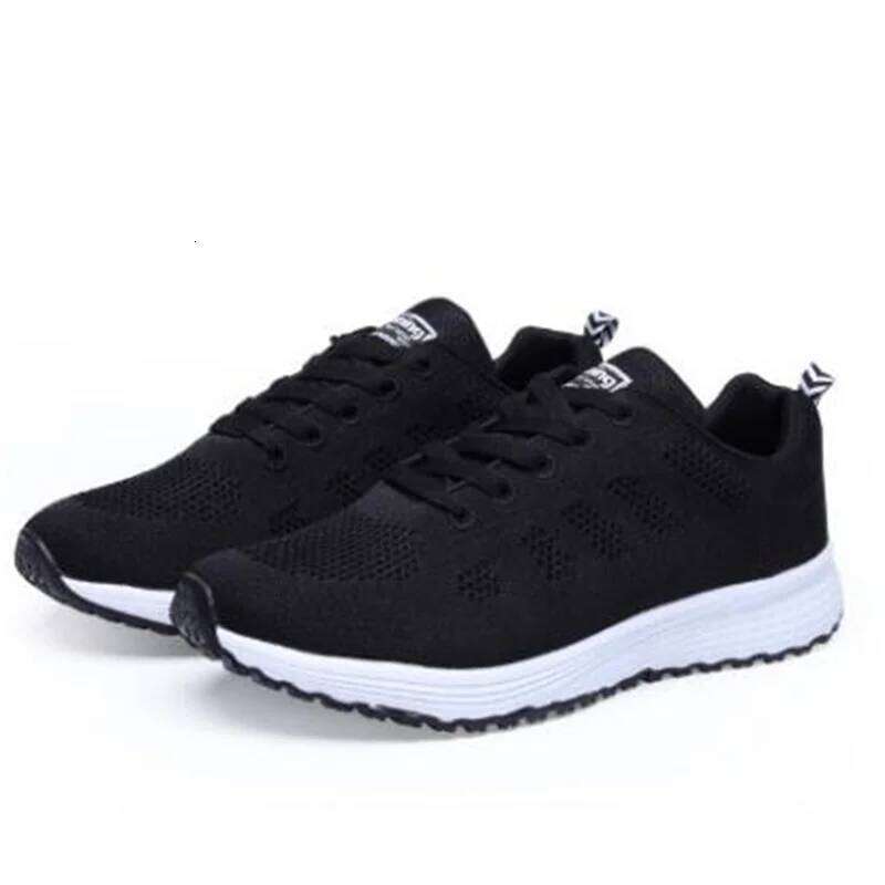 2025 new Women's Sneakers Spring Autumn Fashion Mesh Breathable Casual Shoes Soft soled anti slip outdoor running shoe size36-41