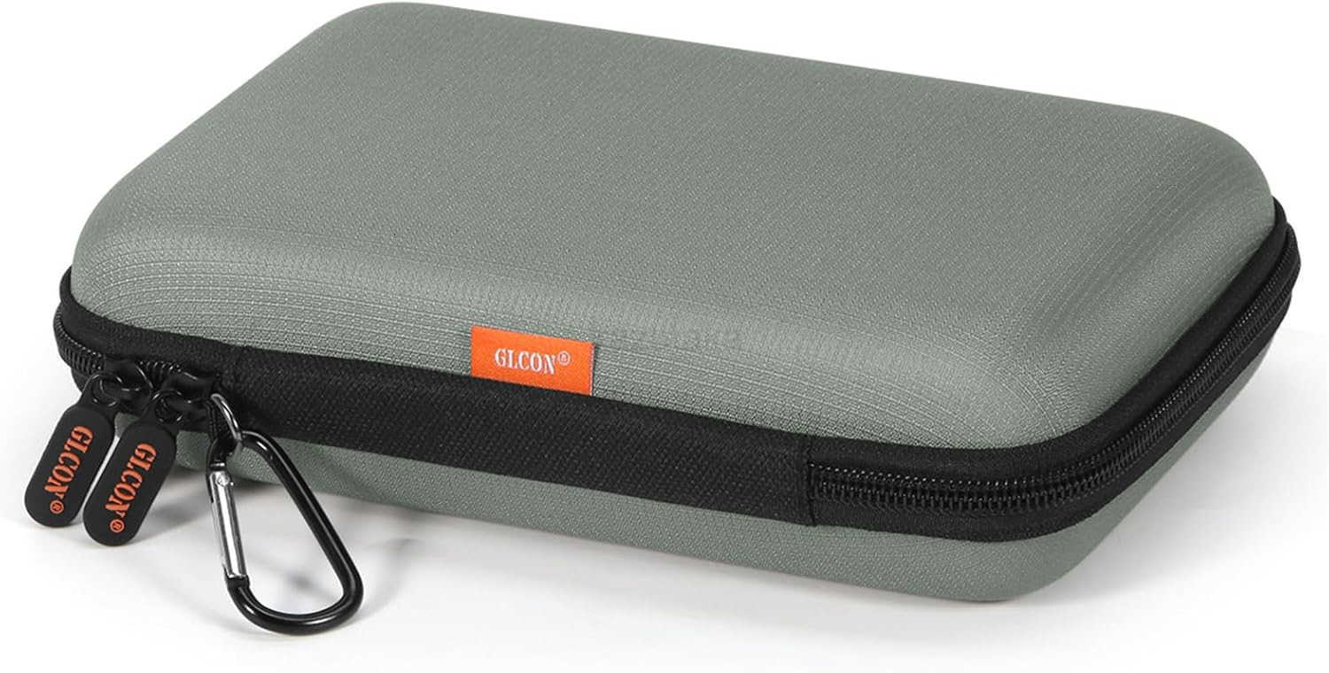 Hard Shell Carrying Case for External Hard Drive Hard Disk Power Bank Charger Cable Cell Phone Electronic Accessories Larger Capacity Storage Pouch Sh