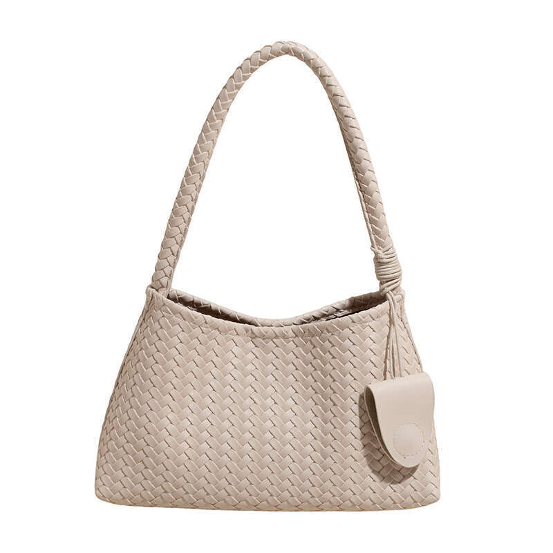 Niche Handwoven Underarm Fashion Casual Handheld Mother-Daughter Large Capacity Shoulder Bag for Women