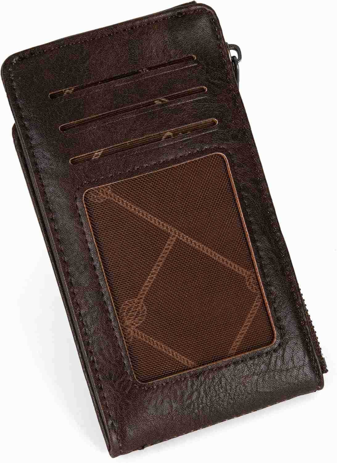 Womens Bifold Wallet Vintage Multi CARD Holder for Women Slim Minimalist with Zipper Pocket Coin PurseZ250910