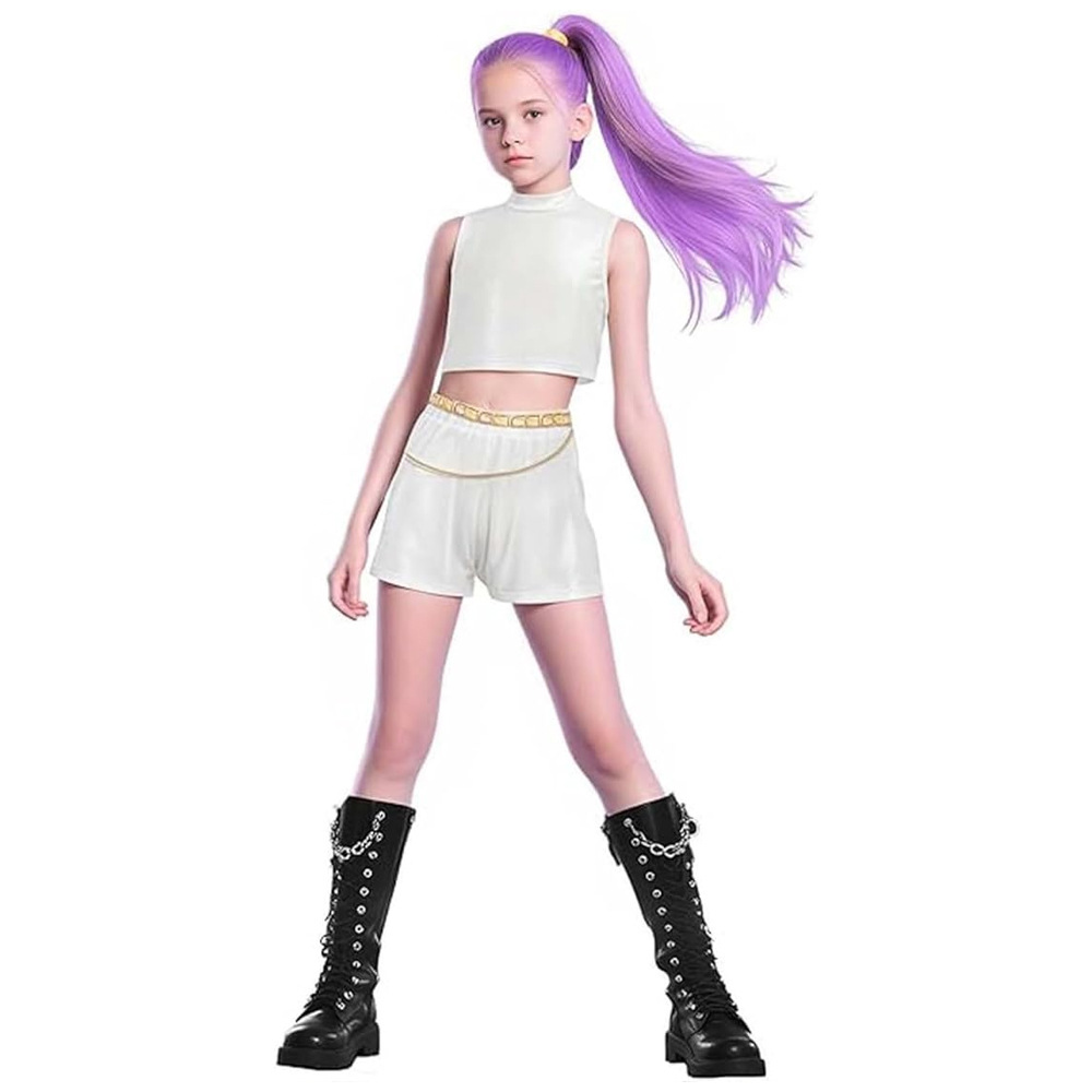 KPOP Demon Costume Rumi Mira Zoey Anime Cosplay Costume for Girls Pop Singer Halloween Party Performance Outfit