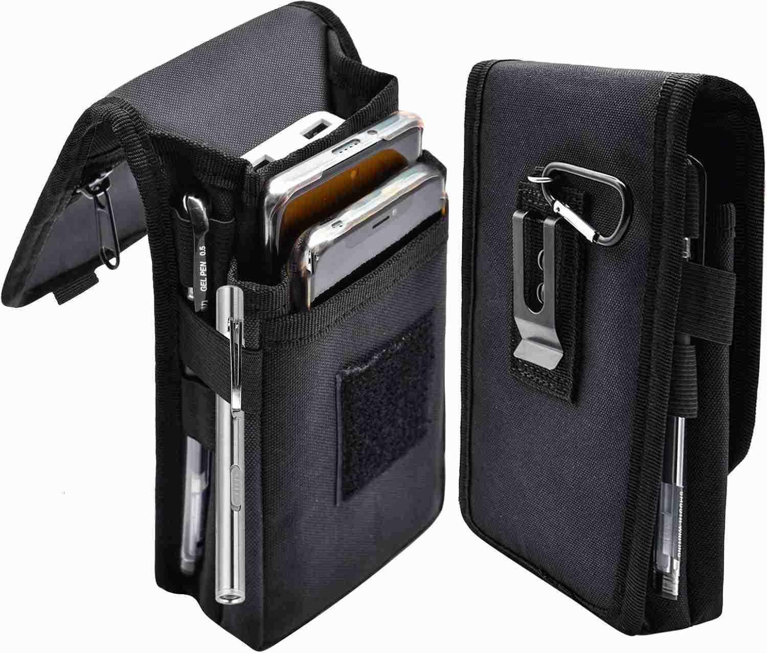 Phone Holster Large Smartphone Pouch Belt Clip Tool Pouch MultiPurpose Tactical Cellphone Holder for Working Hiking Camping Barbecue Rescue XL Z250910