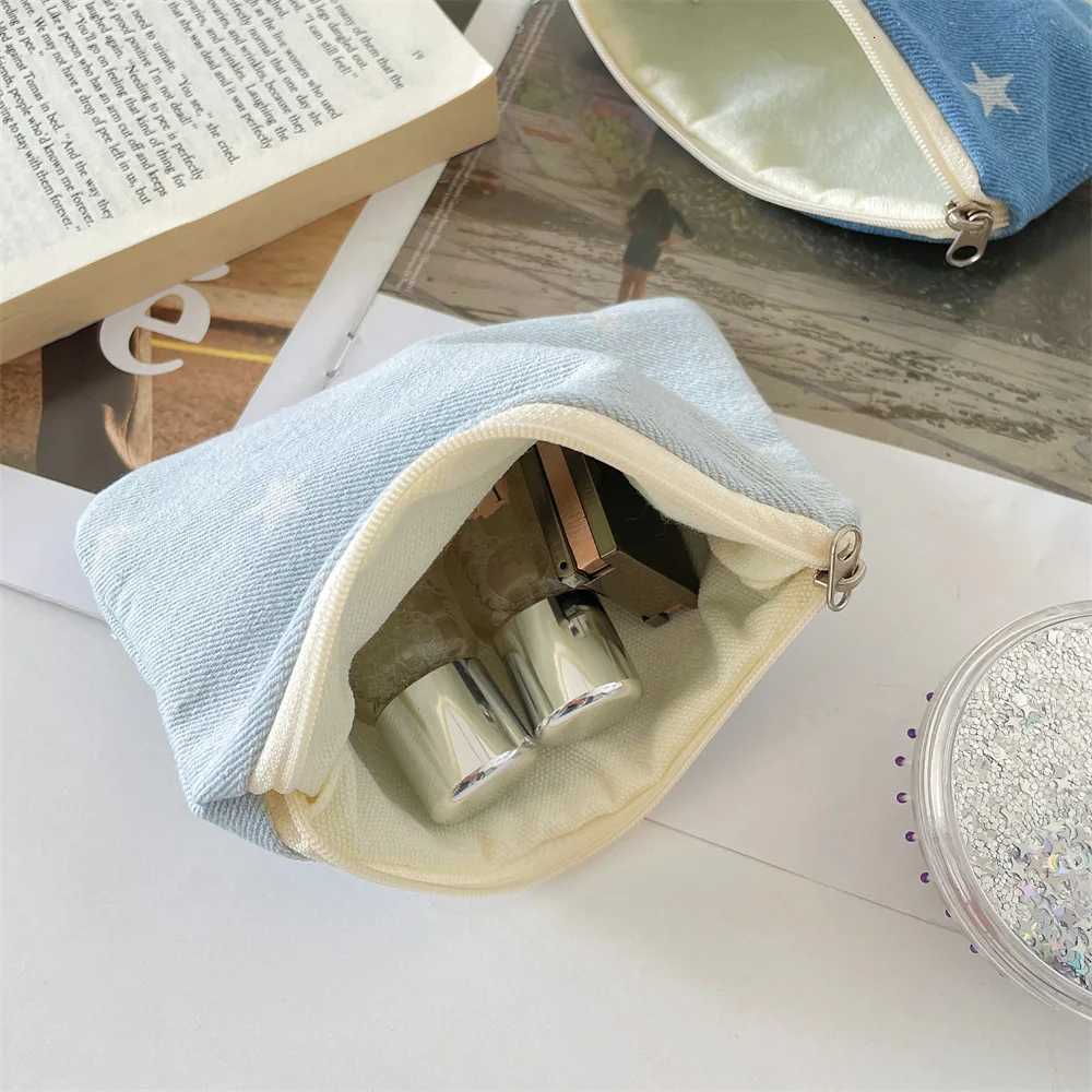 Cute Cowboy Star Travel Small Cosmetic Lipstick Earphone Key Storage Bag Purse Women Makeup Handbags Wallet Pouch Bags OrganizerXJ250910