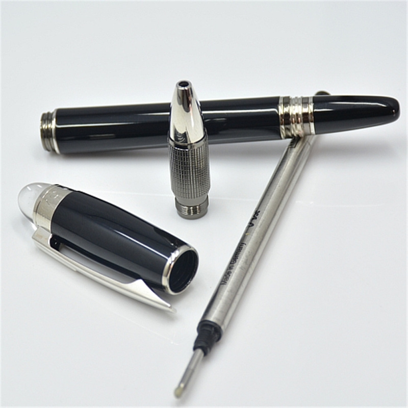 wholesale Black Checkered Design Rollerball Pens Monte Writing Ball Pen Office School Supplies As Gift 888