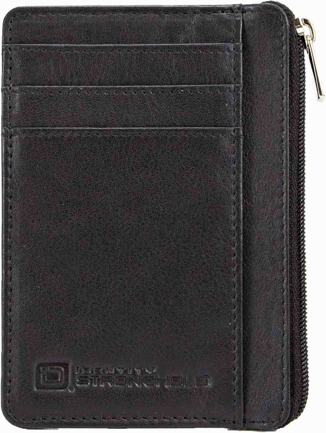 Stronghold Mens RFID Wallet Black SmallZ250910