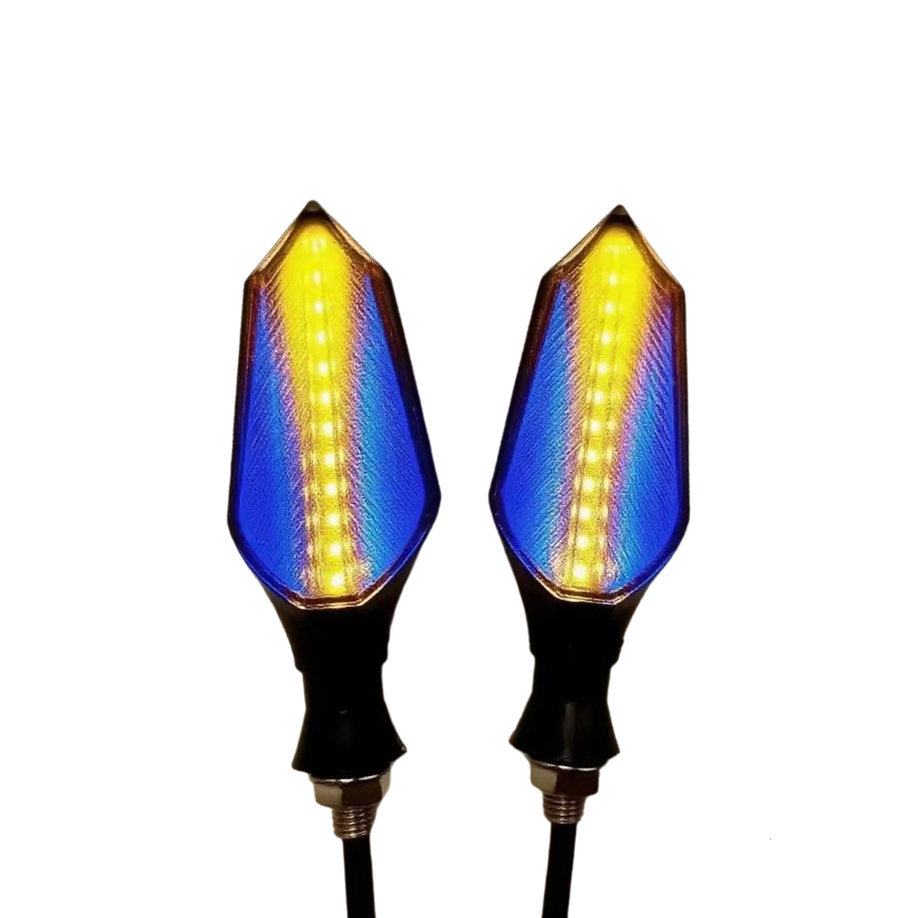 Electric Vehicle LED 36V 48V 60V 72V Flowing Modified Car Dual Color Directional Turning Light turn signal