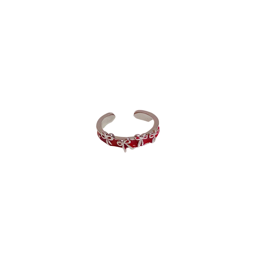 Silver-Tone Ring With Mother-of-Pearl-Like Inlay, Floral Engravings & Crystal-Paved Edges, Elegant Delicate Style, Perfect For Daily Wear Or Gifting