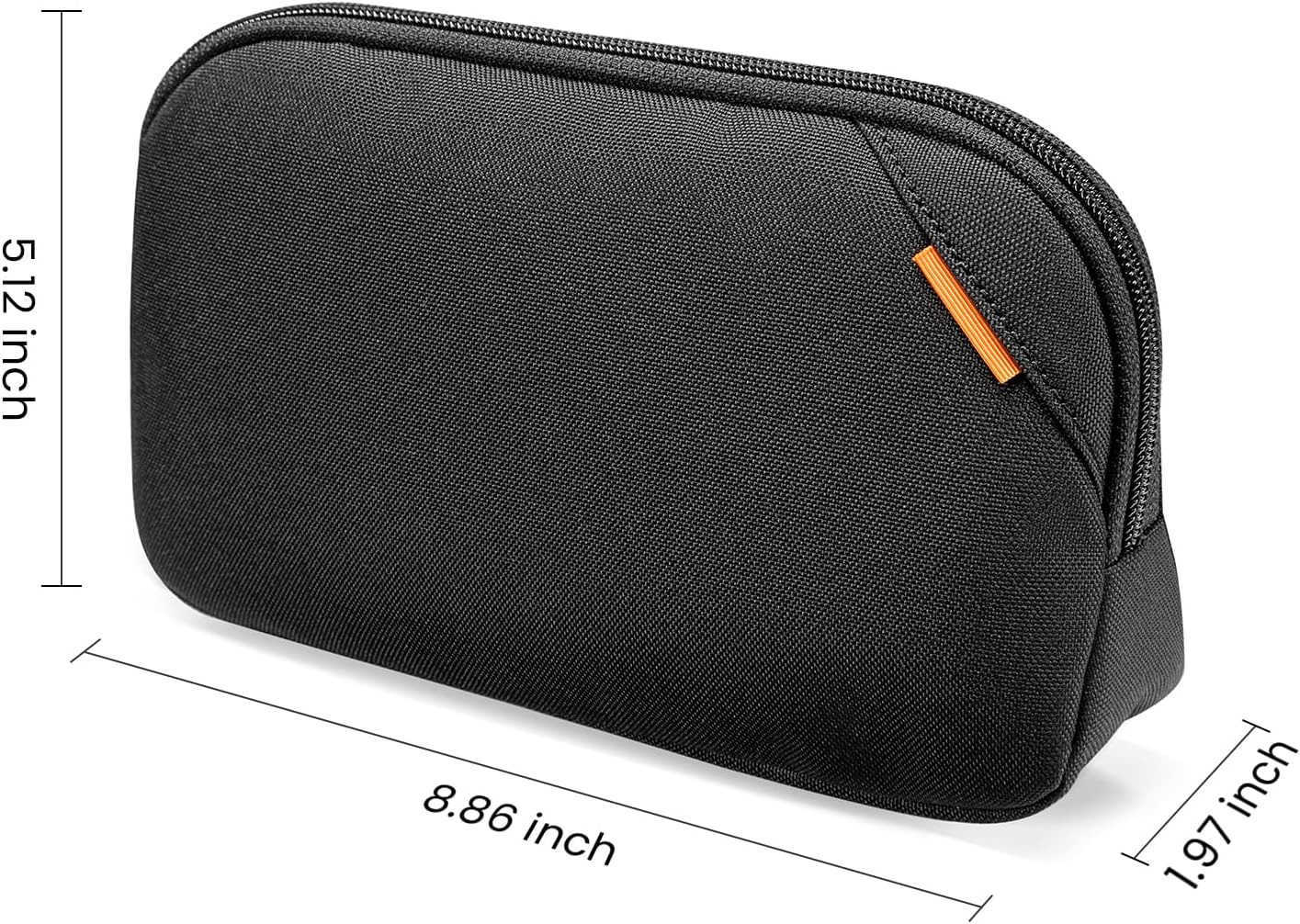 Recycled Portable Storage Pouch Bag Case Accessories Organizer Compatible with MacBook Laptop Charger Mouse Cables and Hard Drive Also for Smart Phone