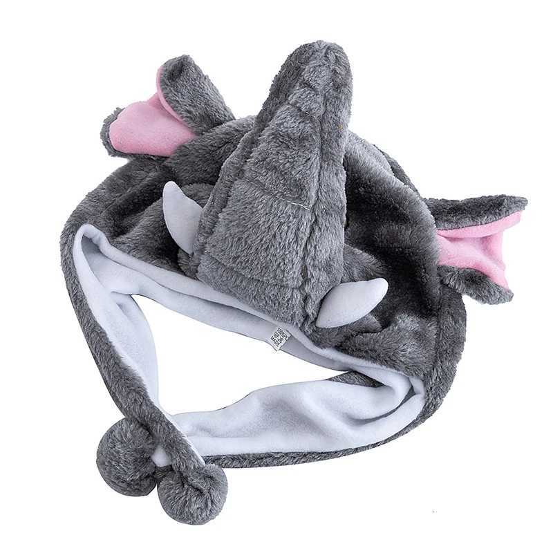 New Style Unisex Funny 3D Plush Elephant Style Decorative Hat Mischievous C For Man Women Plush Winter ly Family HatXJ250910