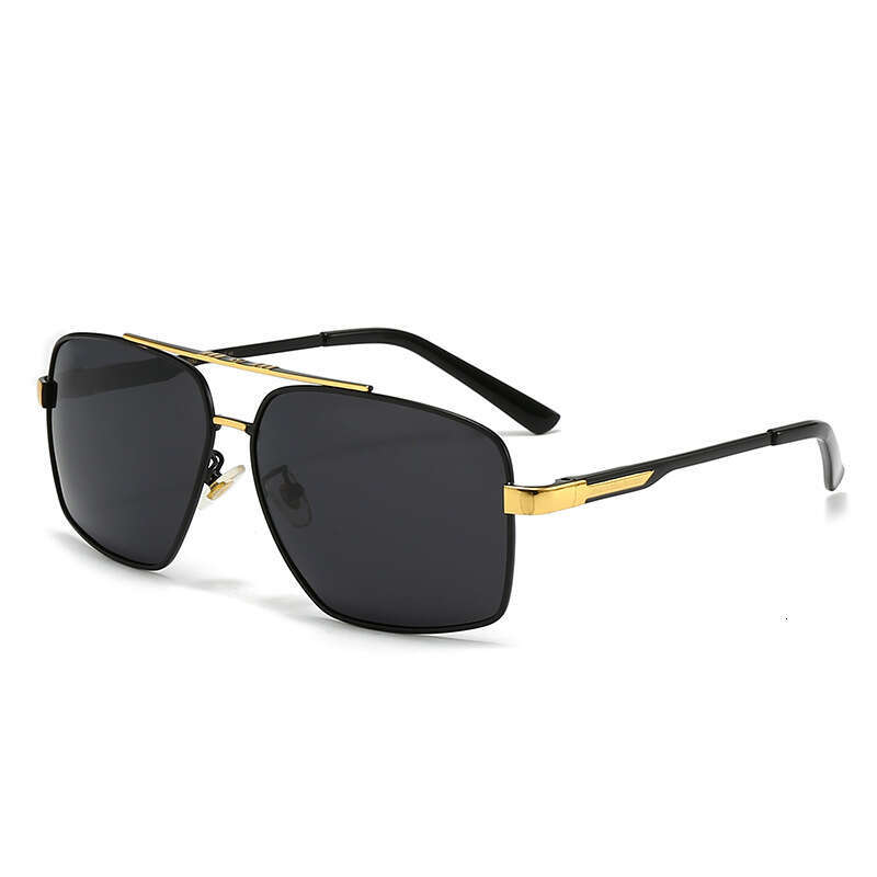 New Polarized Square Frame Men's Fashion Trend Casual Sunglasses Driving Outdoor Glasses 757