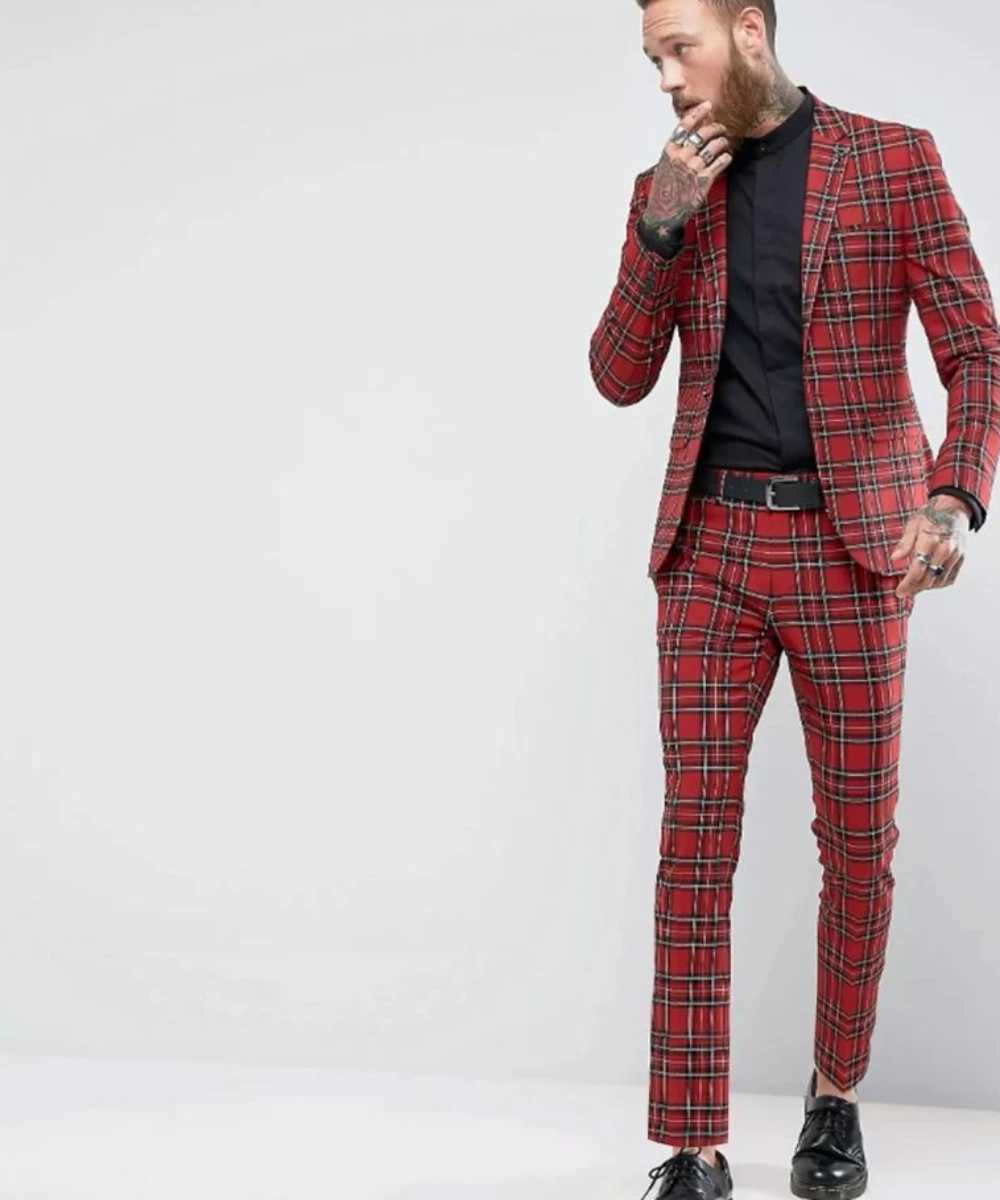 High Quality Men Suit TwopiecesJacketPants New Fashion Formal Groom Wedding Prom Banquet Male Clothing W250910