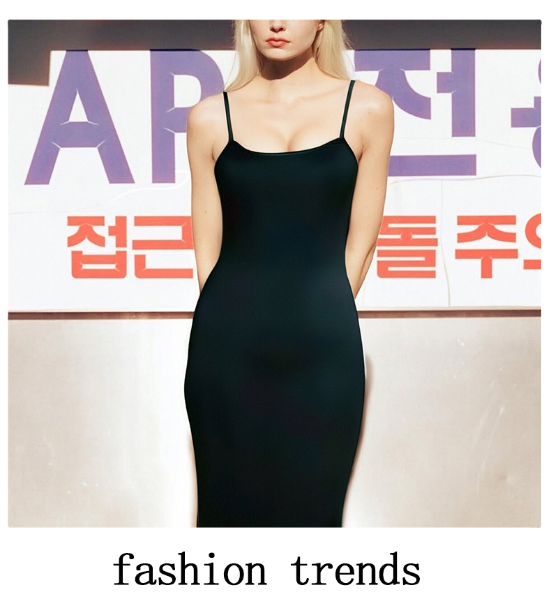 Urban Sexy Dresses Women's Black Spaghetti Strap Bodycon Maxi Dress, Elegant Slim - Fit Long Dress for Party & Date