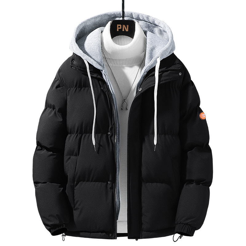 Free shipping designer Mens Jackets new classic casual cotton jacket men winter new windproof and warm loose hooded cotton coat