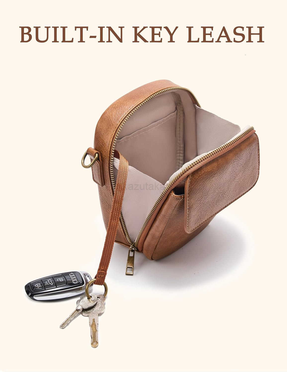 Small Crossbody Bag Vegan Leather Cell Phone Purse for Women Vintage Wallet Bag with Card Slots Z250911