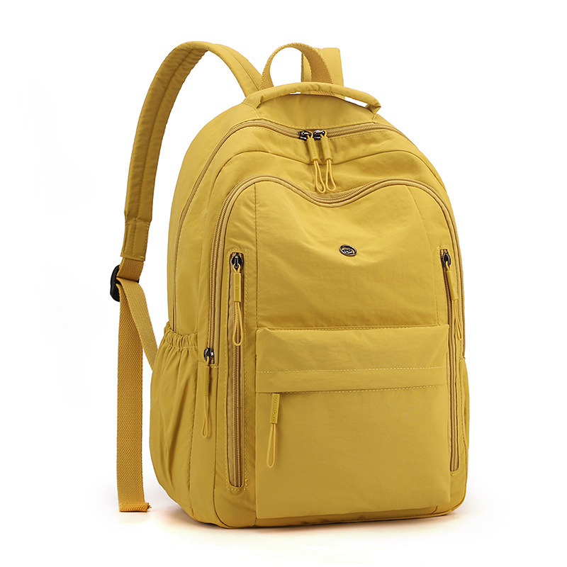 Ultra-light Waterproof Nylon Fabric Travel Cycling Outdoor Sports Backpack Multi-compartment Large Capacity Women's Double Shoulder Bag