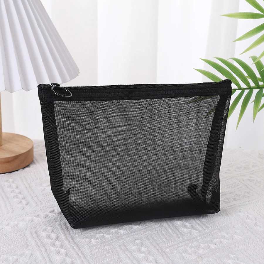 3piece transparent mesh set 3piece large capacity classified toiletry bag portable storage bagXJ250910