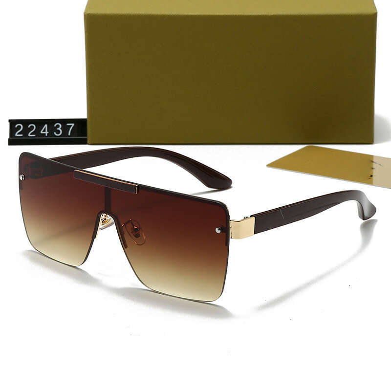 New Large Unisex Square Frame Driving Travel Vacation Fashion Casual Sunglasses 22437