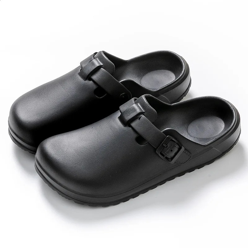 Comwarm Fashion Clogs Slippers Women Men Working Slippers Shoes Nurses Soft Eva Slides AntiSlip Lab Waterproof Slippers 250909