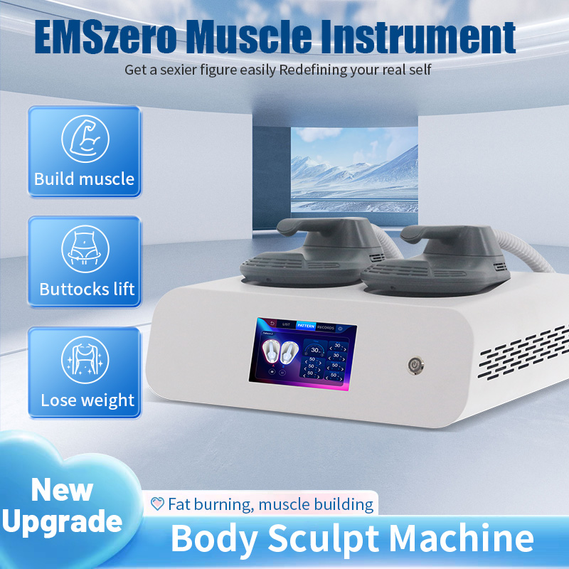 EMSzero HIEMT RF Electro Magnetic Stimulation Body Sculpting And Muscle Building Machine 2/4/5 Handles 6500W 200HZ 15Tesla Body Fat Burning Beaut Slim
