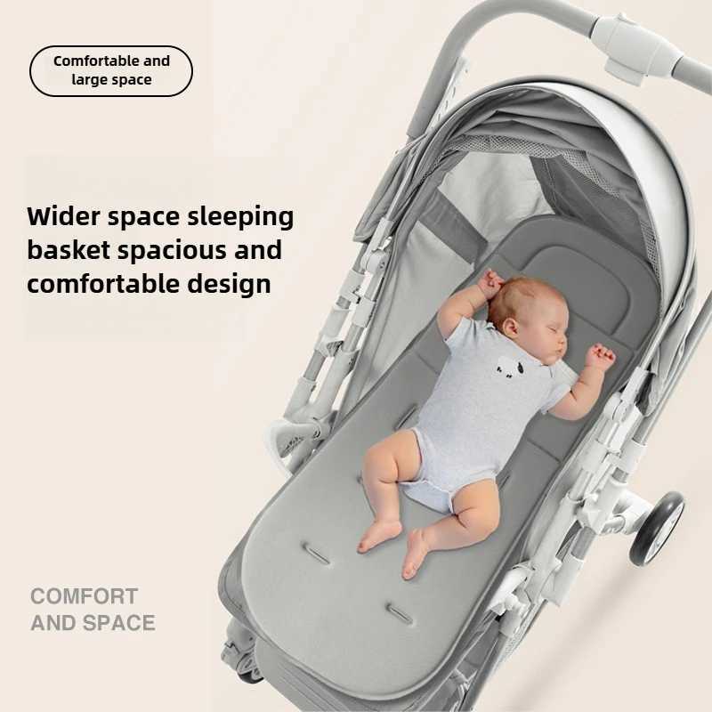 Newly Upgraded Stroller with High View Twoway Push Trolley That Can Sit and Lie Down Shock Absorption and Portable W250910