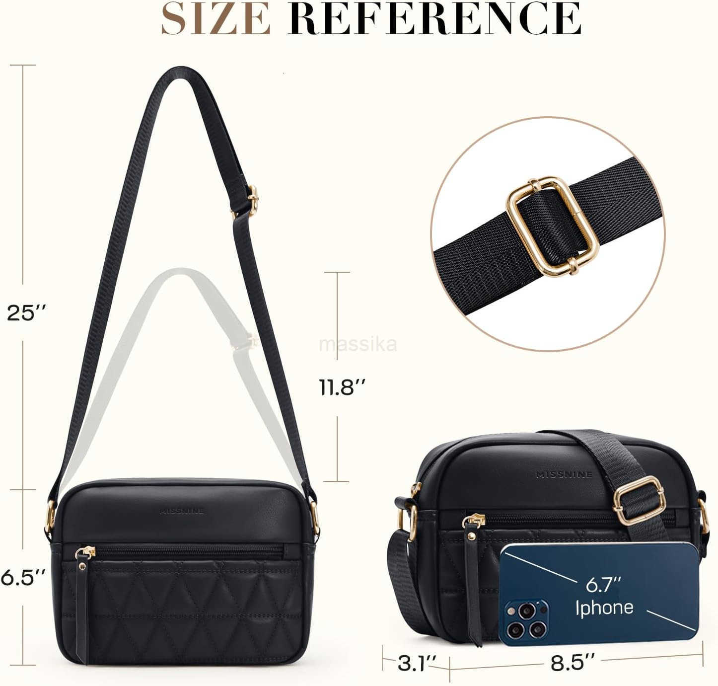 Small Crossbody Purse Women Quilted Crossbody Bags Soft Leather Shoulder Handbags with Adjustable Strap M250910