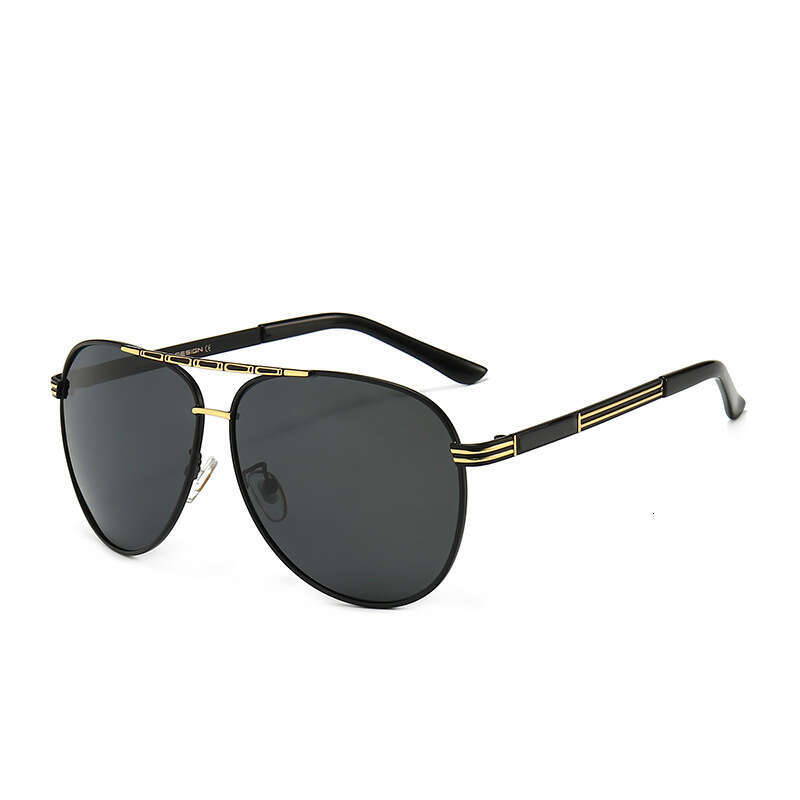 New Men's Polarized Sunglasses with Blue Coating, Classic Travel Leisure Versatile Driving Glasses 8866