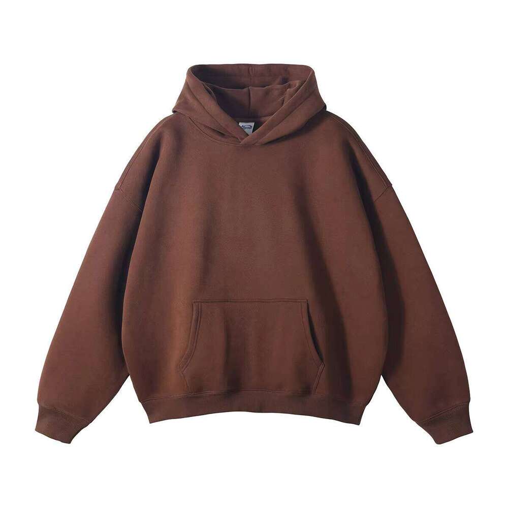 High Quality Men's Manufacturer 350g Heavyweight Streetwear Wool Oversized Hoodie