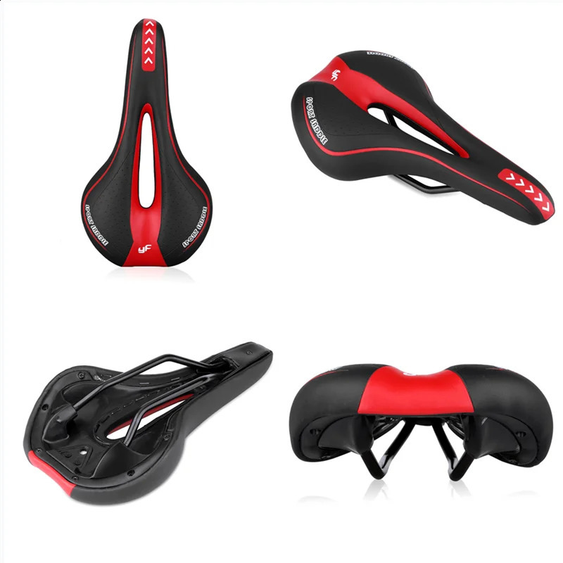 Gel Soft Bicycle MTB Saddle Cushion Hollow Cycling Road Mountain Bike Seat Accessories 250909