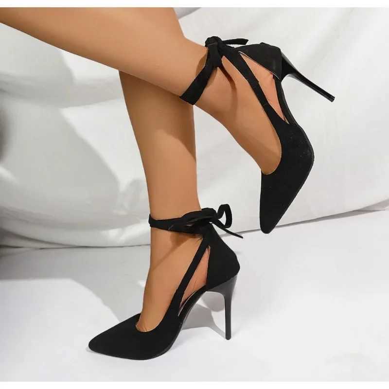 New Women Pumps Suede High Heels Pumps Fashion Office Shoes Stiletto Party Feast Shoes Female Comfort Women Heels Shoe W250910