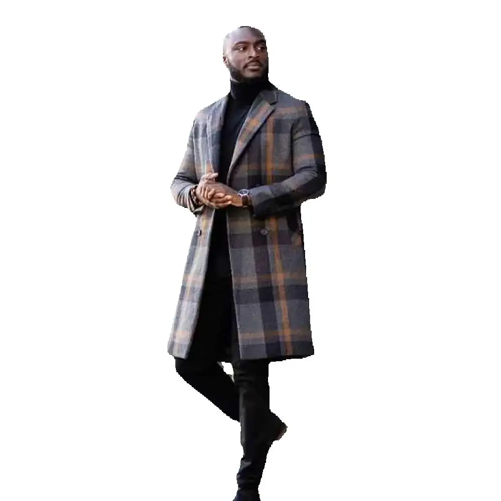 Fashion Men Suit Slim Fit Overcoat Tailor-Made Party Grid Business Men Suits Groom Groomsman Formal Occasions Size Customized Hot Sale C1737