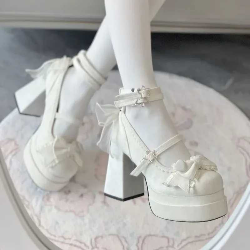 Night Club Platform Women Lolita Pumps Fashion Shallow High Heel Shoes 2025 Spring Autumn Ladies Outdoor Stripper Shoes W250910