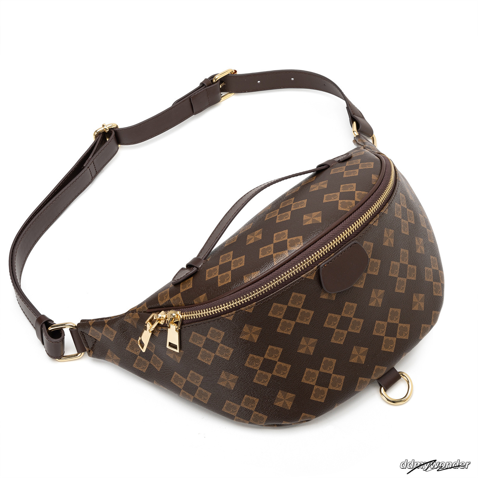 Lacel Urwebin 2025 New Street Trend Unisex Waist Casual Chest Crossbody Single Shoulder Dumpling Bag