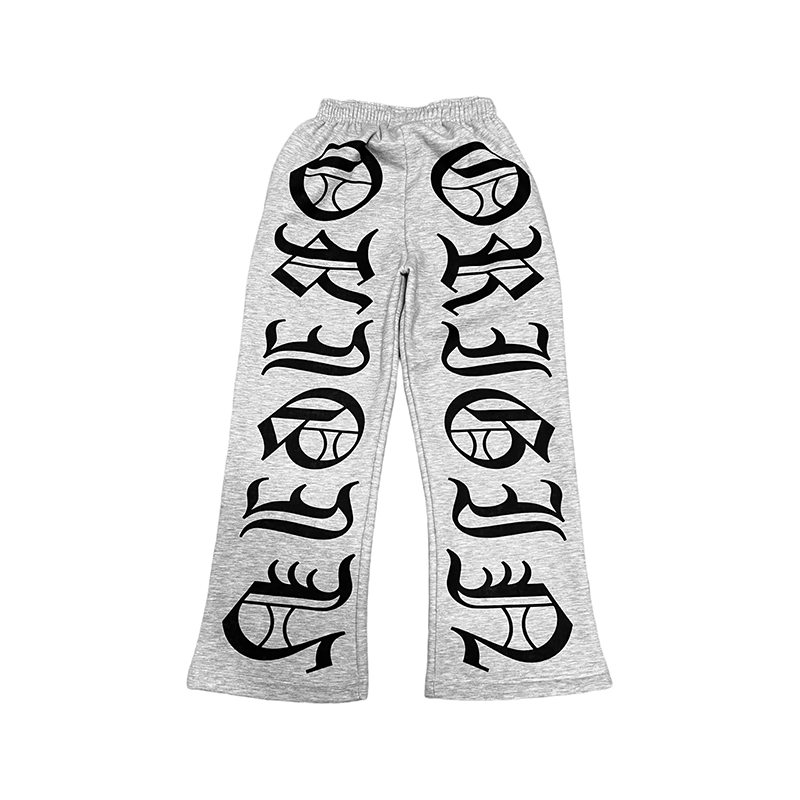 Y2K Harajuku Men pants 2000s Retro street wear solid color sweatpants Trendy Hip Hop men women Casual Joggers straight leg pants
