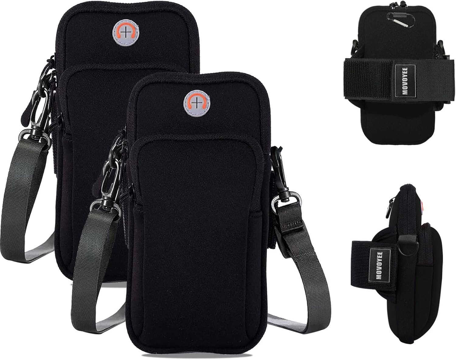 Phone Holder for Running Armband2Pack Cell Phone Purse Small Crossbody Bags for Women Men KidsiPhone 11 12 13 14 15 Pro Max Xs Xr X 8 Plus SE Mini Ult