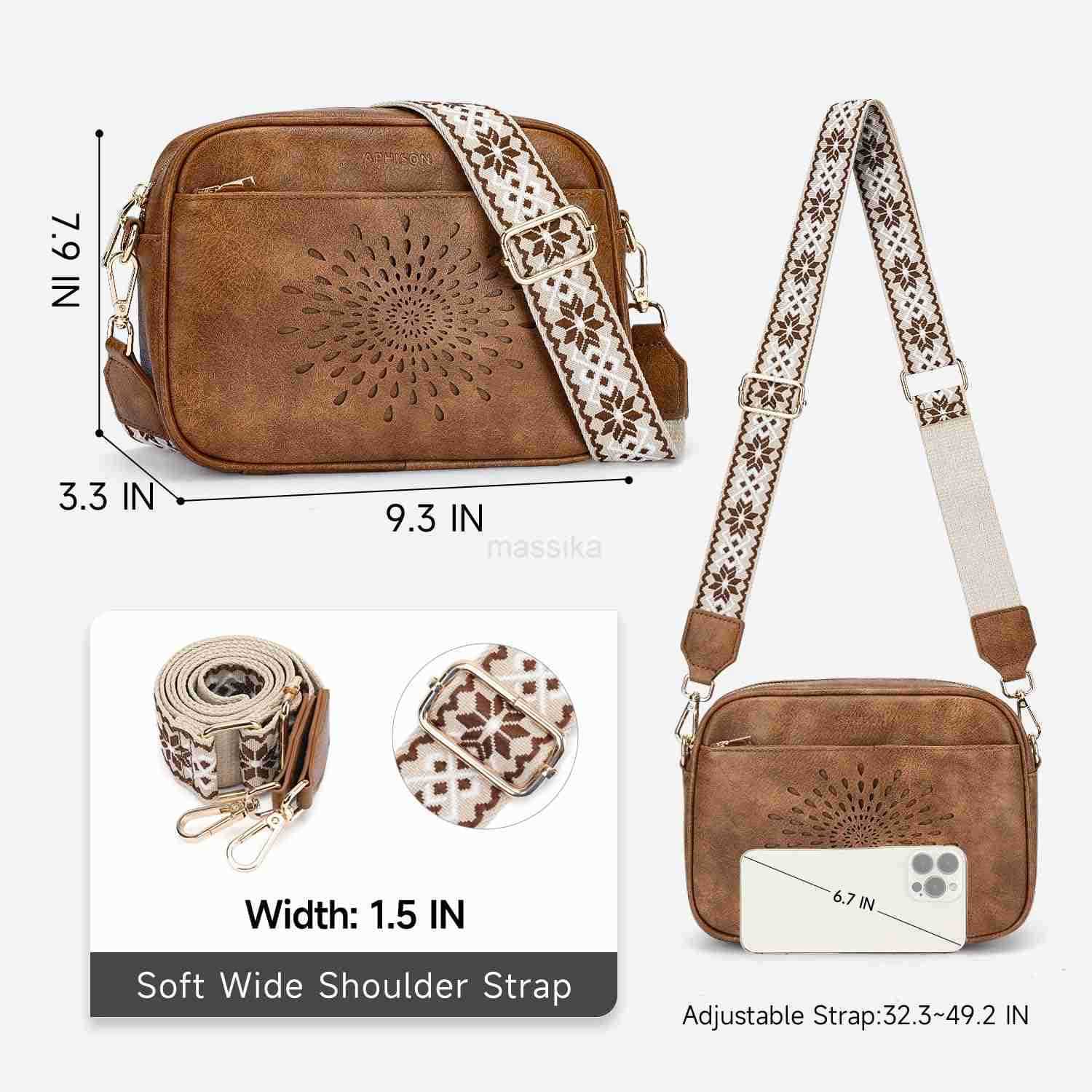 Quilted Crossbody Bags for Women TrendyVegan Leather Small Crossbody Purses Shoulder Handbags with Adjustable Strap M250910