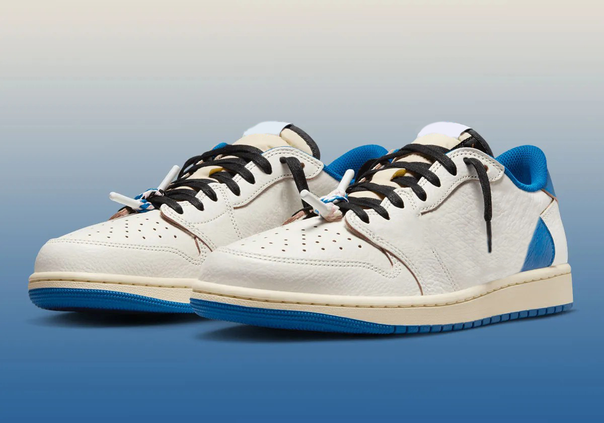 Authentic Travis Cactus Jack fragment design Low OG SP x TS Sail 1S High Military Blue Reverse mocha Sneakers Men Women Sports Shoes With Original box DM7866104
