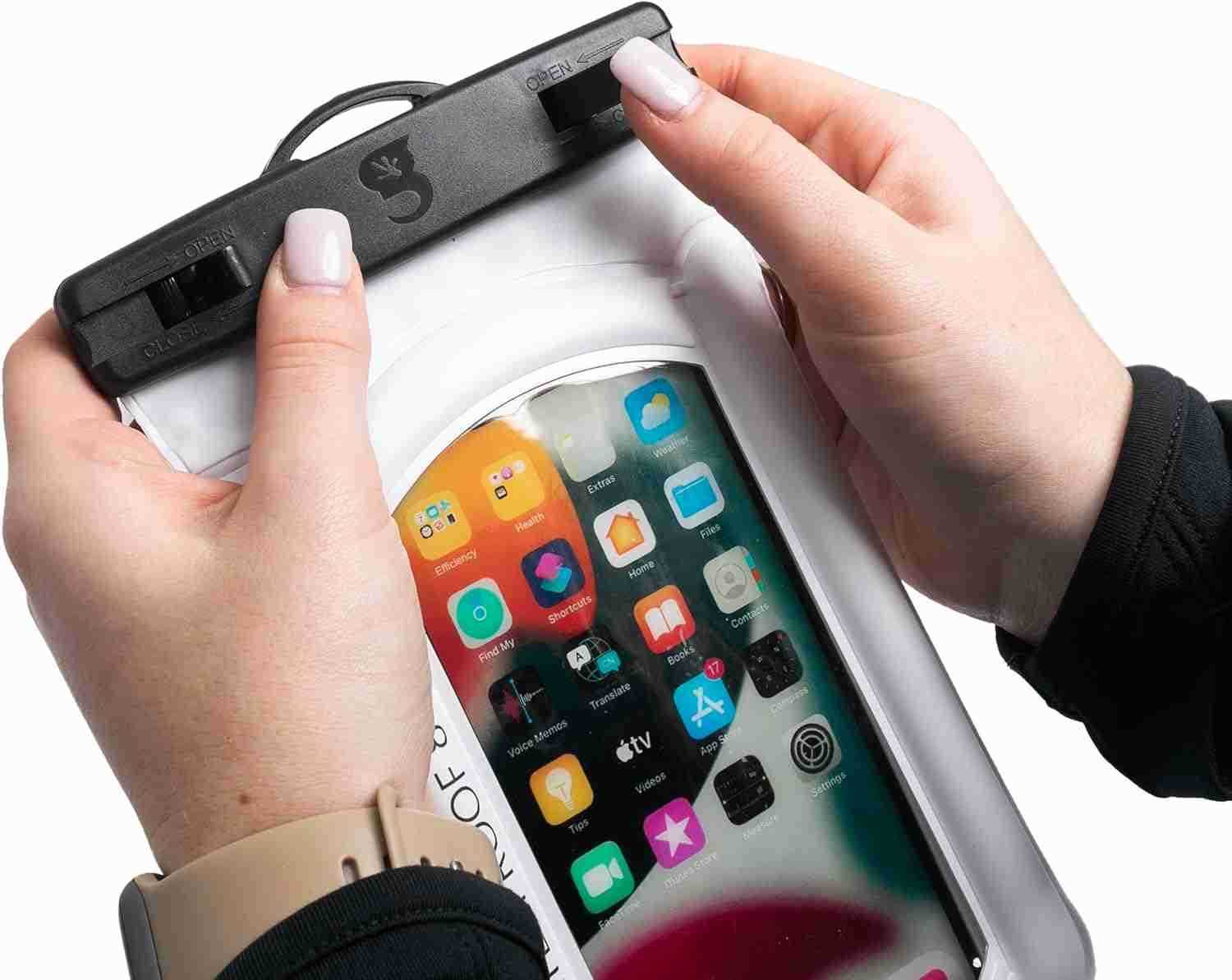 Float Phone Dry Bag Waterproof Floating Phone Pouch Fits Most iPhone and Models Z250910