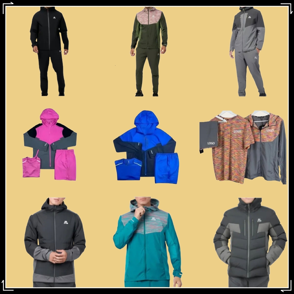 High quality monterex tracksuit Latest model tech 3-piece set designer montirexs Tracksuit sports fiess jogging suits quick sportswear sweatpants montirexs 95