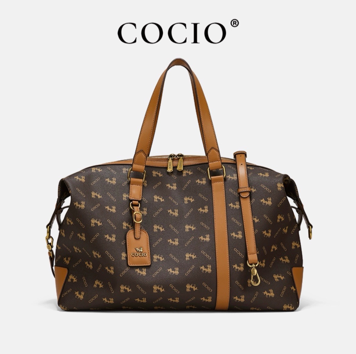 New Design Large Capacity Travel Bag Unisex Casual Short Trip Business Luggage Organizer Convenient Carry Handheld Bag Free Shipping