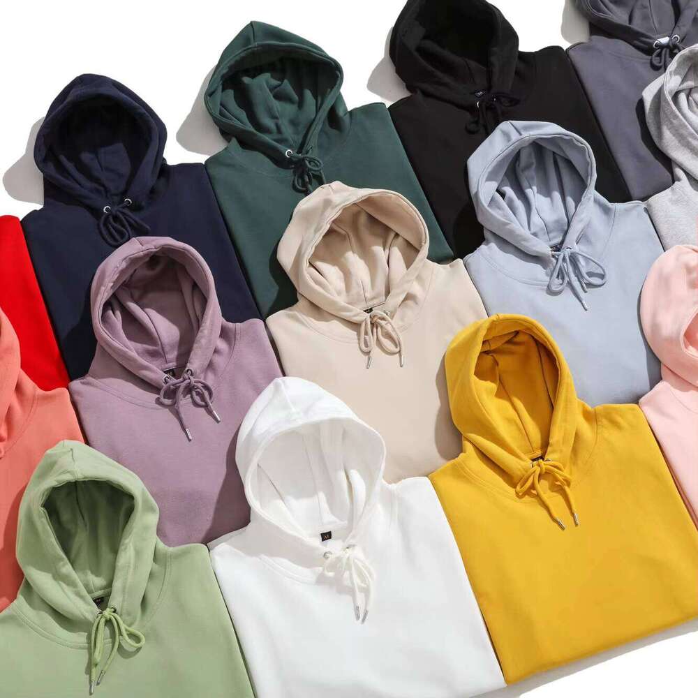 300 Gsm 80% Cotton French Terry Pullover High-Quality Unisex Blank Hoodie